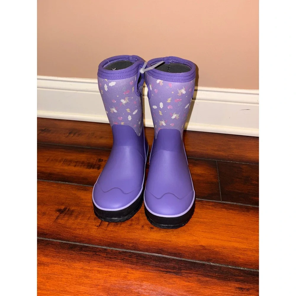 NWOT Bogs K Grasp Pegasus Waterproof Insulated Winter Boots Kids 4 79112-540